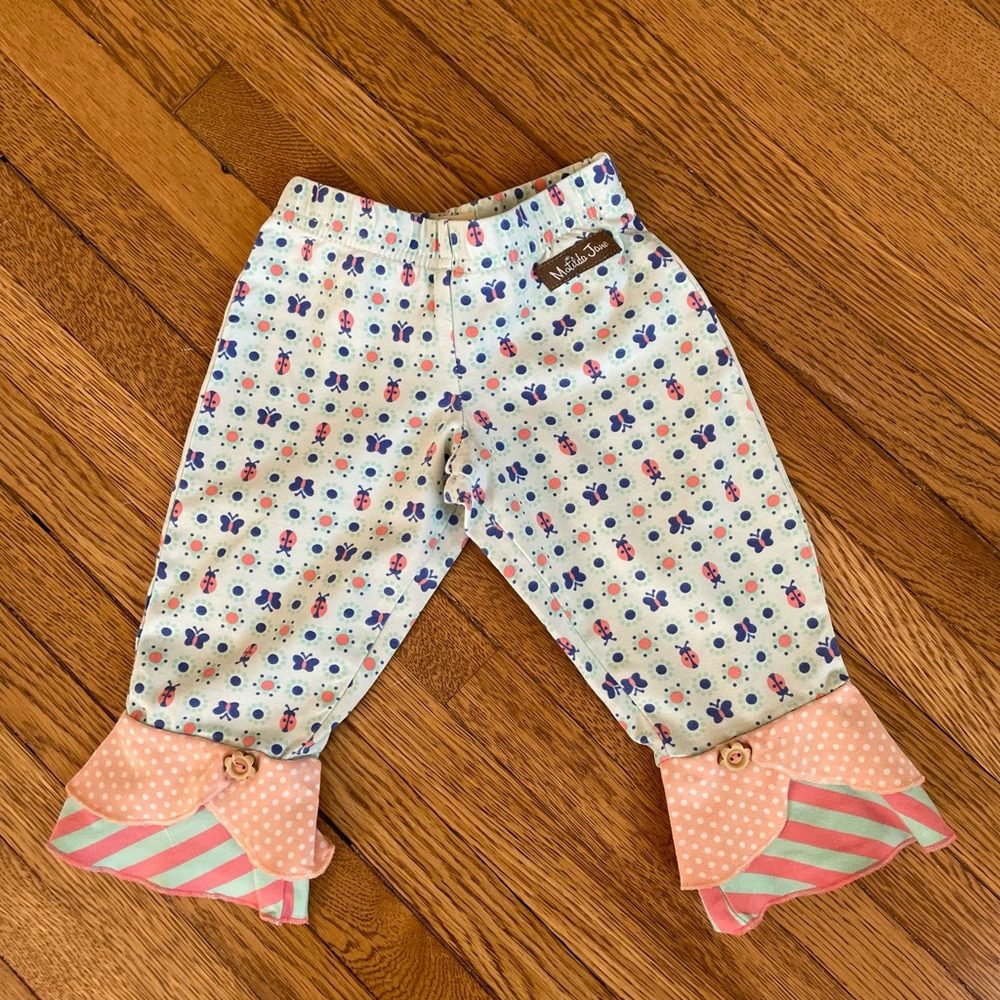 Matilda Jane bottoms girls size 2 ladybugs